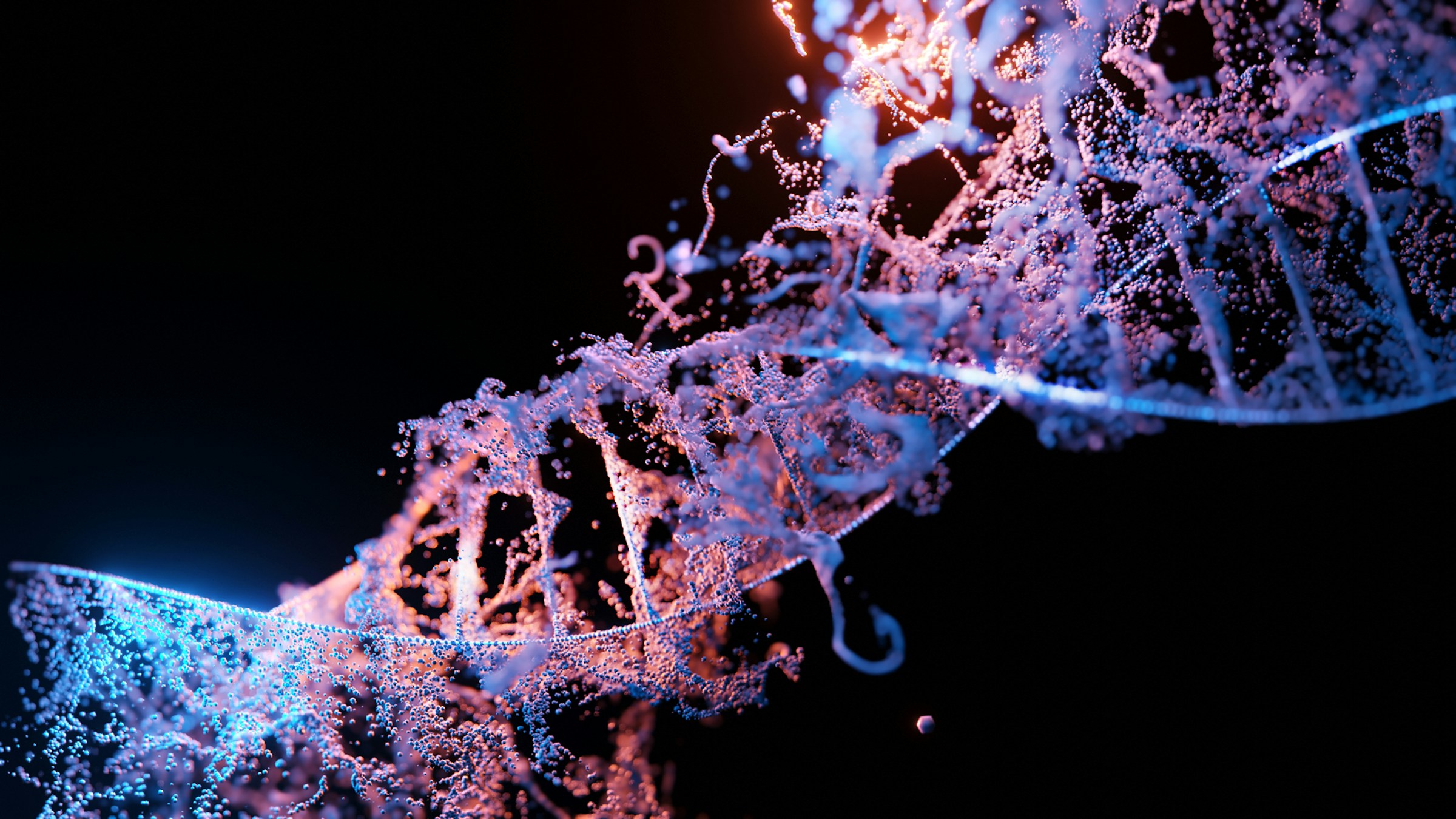 DNA分子双螺旋 · 基因检测与精准诊断